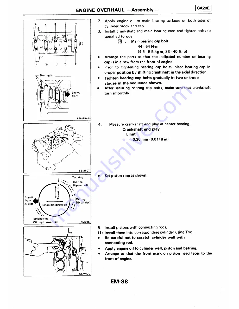 Ford Corsar Repair Manual Download Page 134