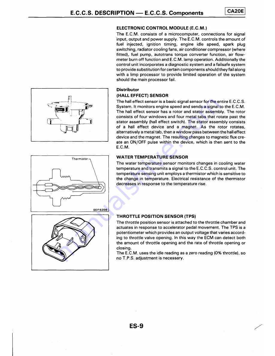 Ford Corsar Repair Manual Download Page 173