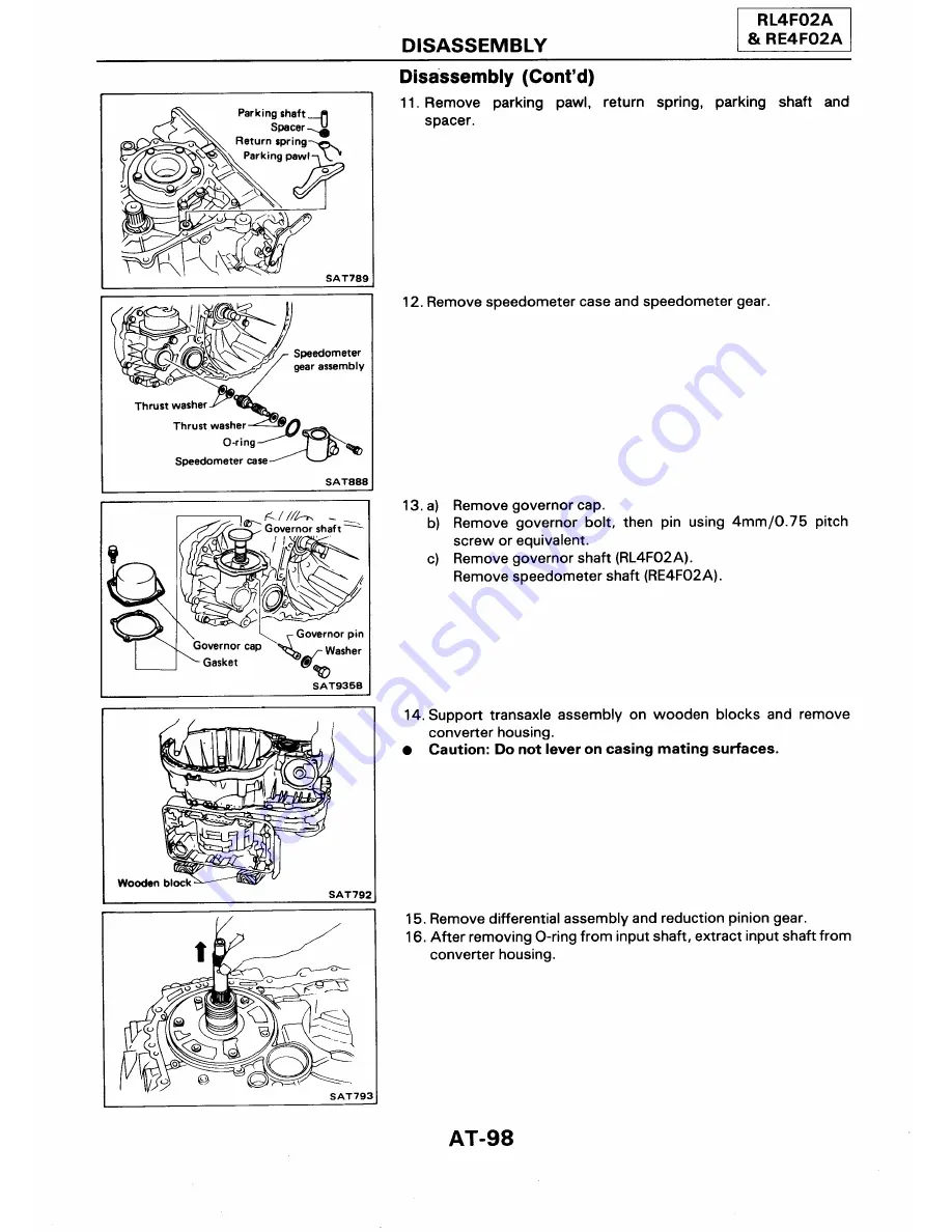 Ford Corsar Repair Manual Download Page 542