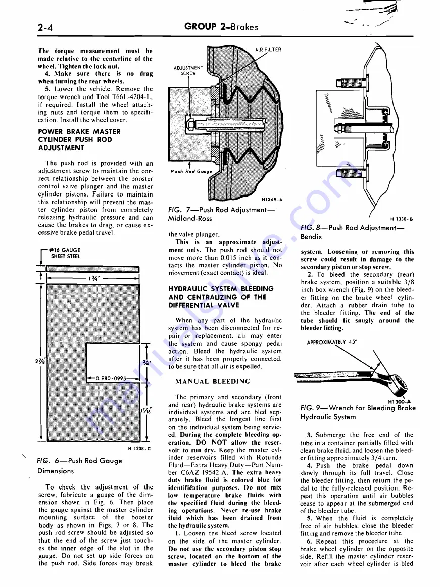 Ford COUGAR 1968 Shop Manual Download Page 12