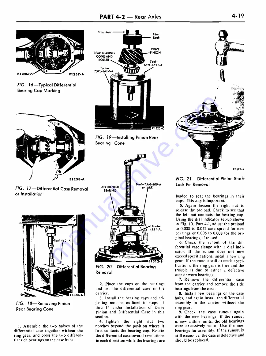 Ford COUGAR 1968 Shop Manual Download Page 123