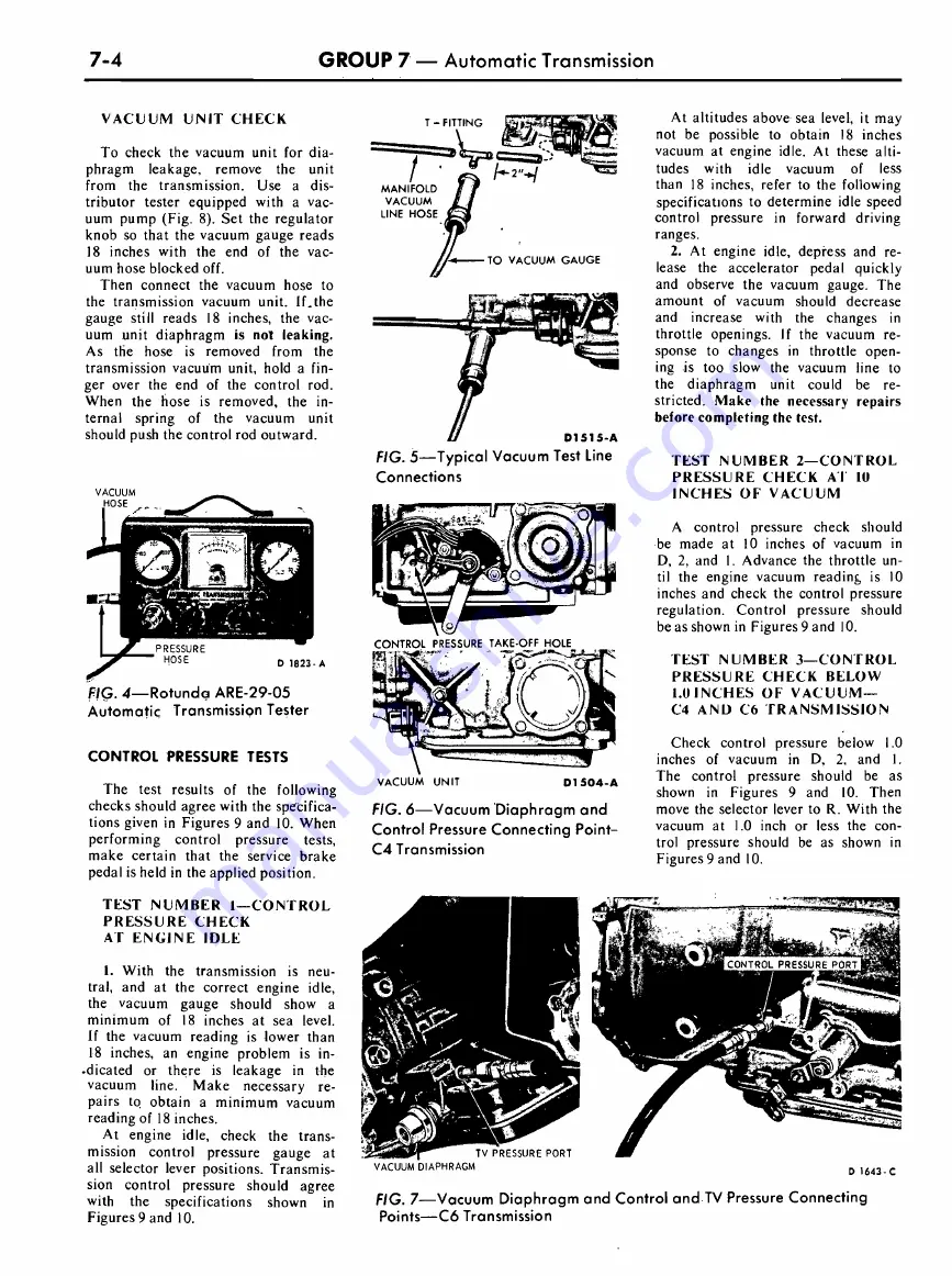 Ford COUGAR 1968 Shop Manual Download Page 192