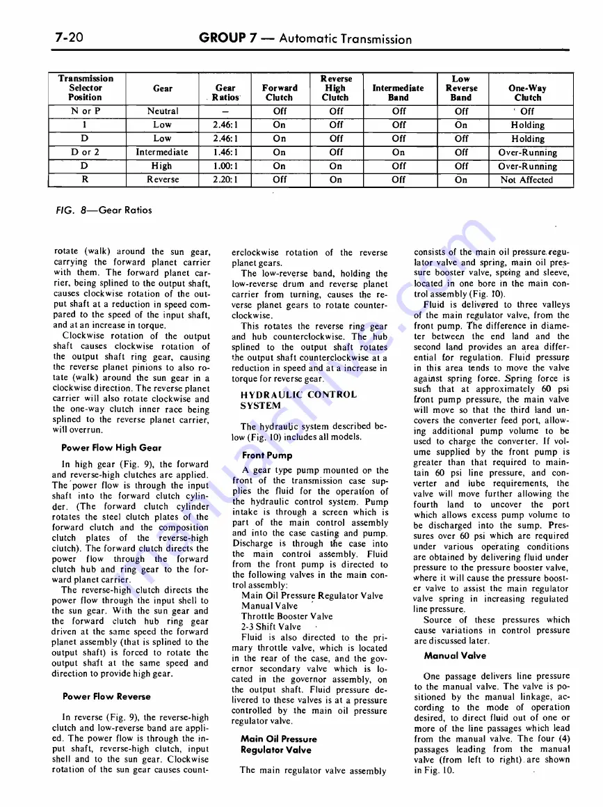 Ford COUGAR 1968 Shop Manual Download Page 208