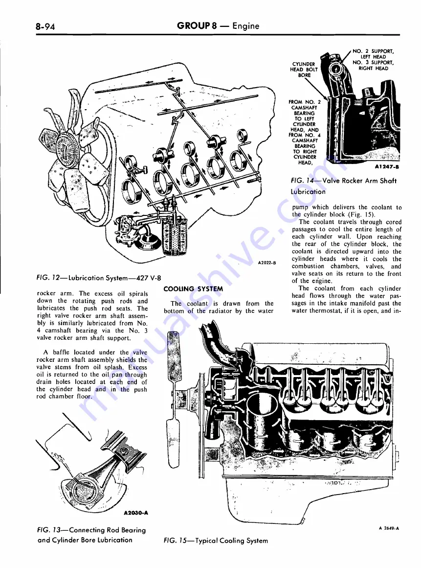 Ford COUGAR 1968 Shop Manual Download Page 378