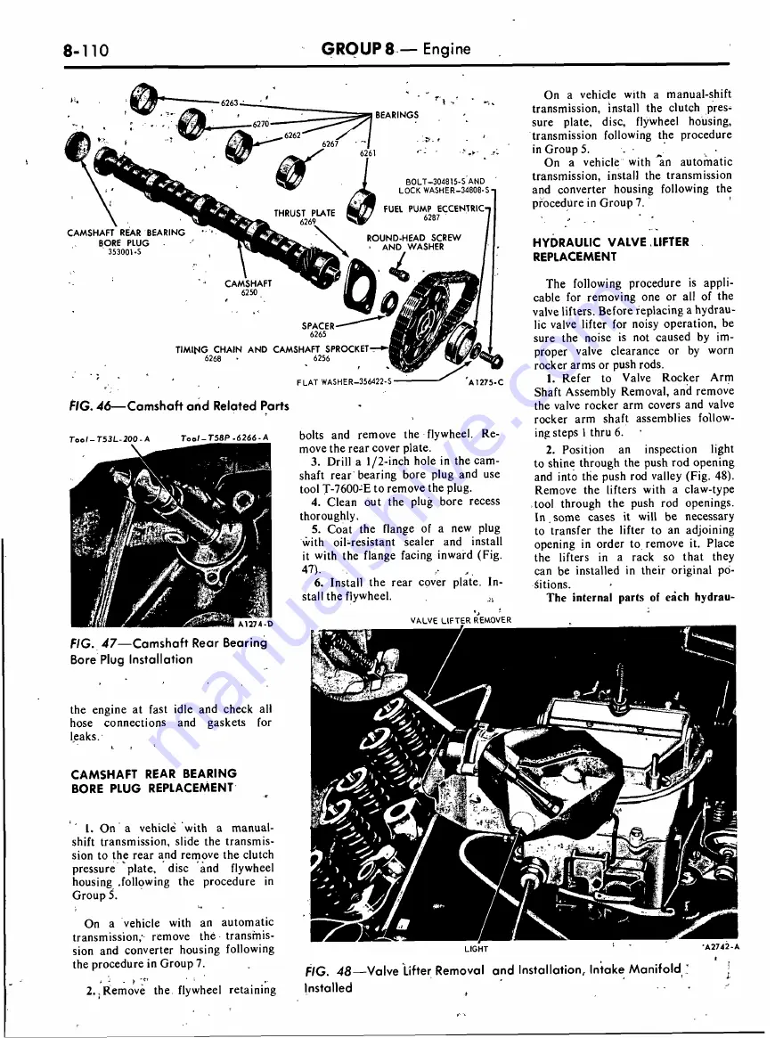 Ford COUGAR 1968 Shop Manual Download Page 394