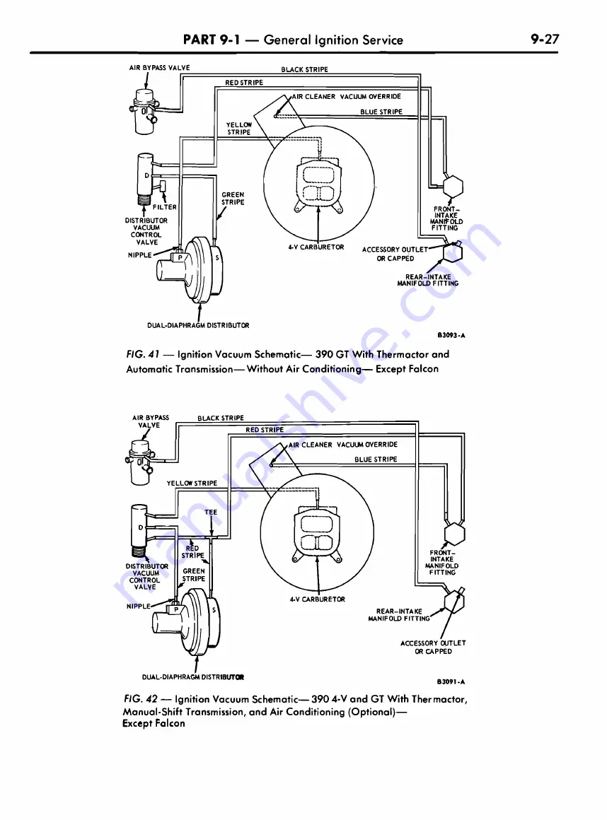 Ford COUGAR 1968 Shop Manual Download Page 447