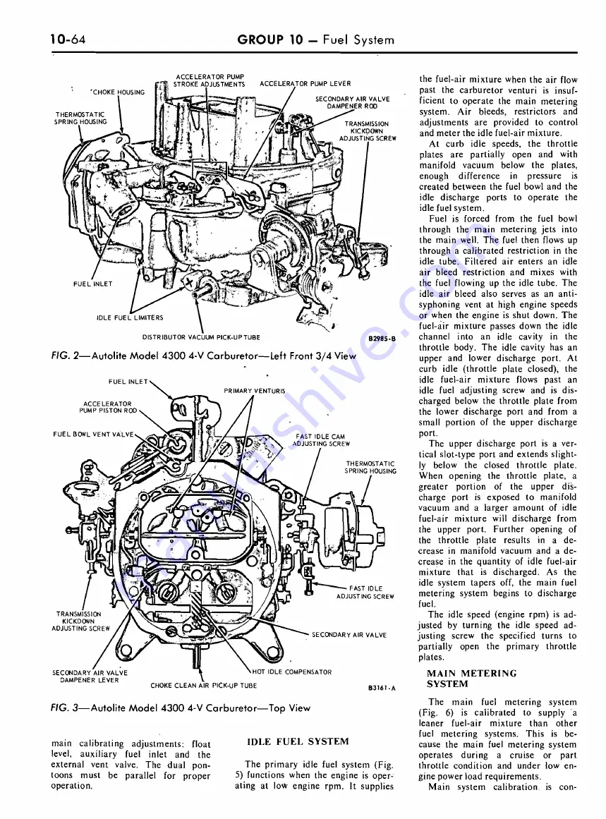 Ford COUGAR 1968 Shop Manual Download Page 524