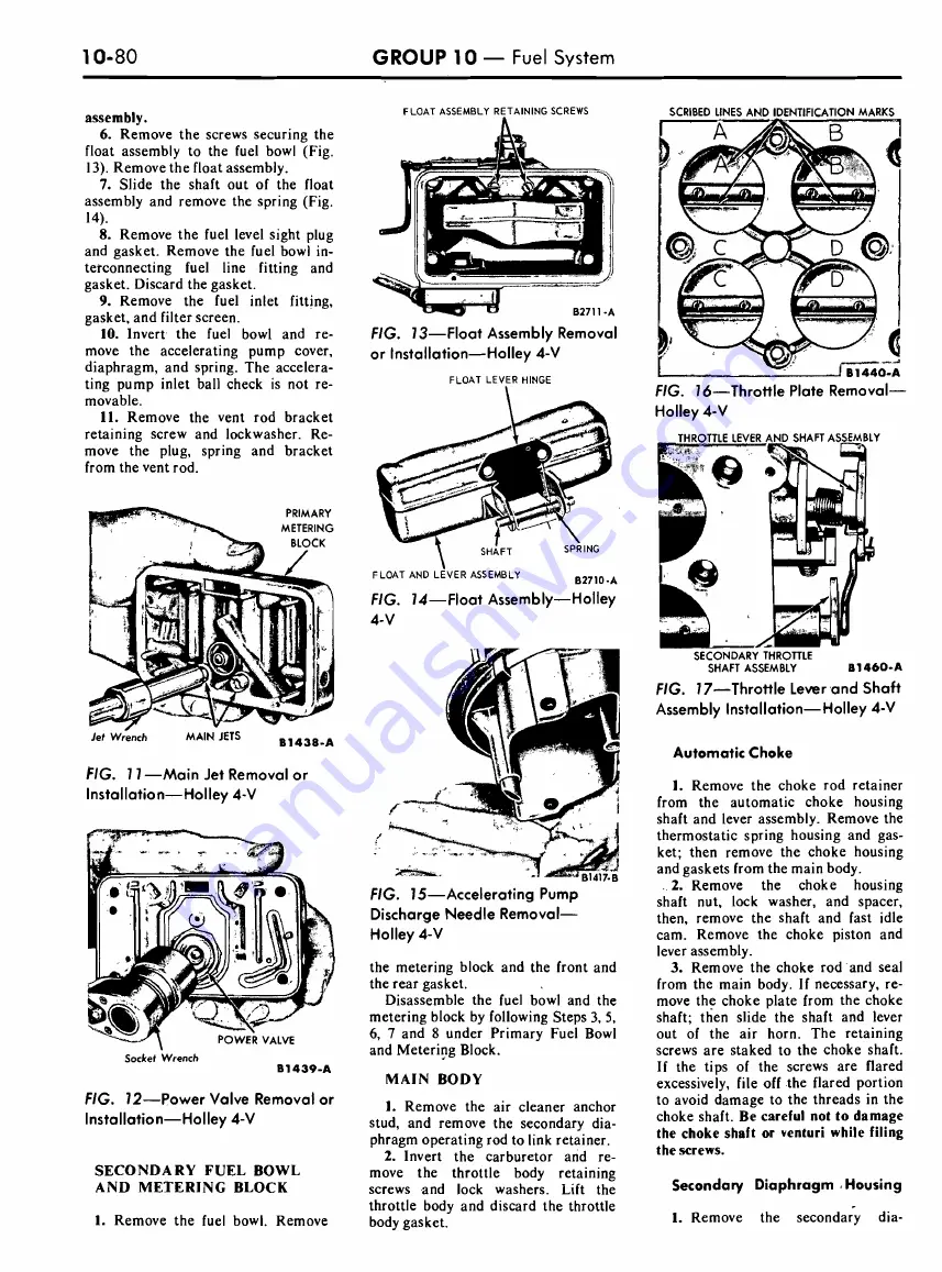 Ford COUGAR 1968 Shop Manual Download Page 540