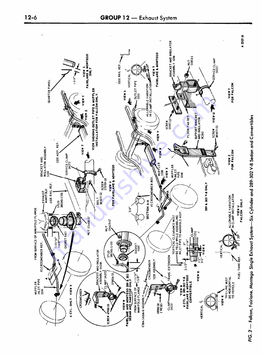 Ford COUGAR 1968 Shop Manual Download Page 578