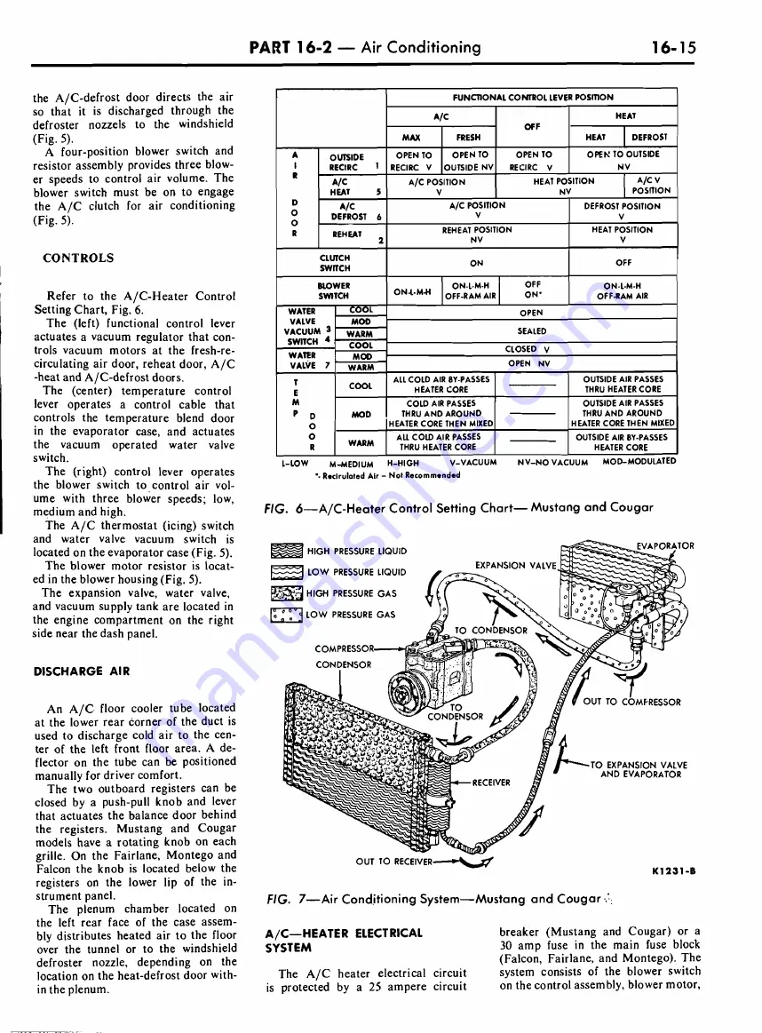 Ford COUGAR 1968 Shop Manual Download Page 701