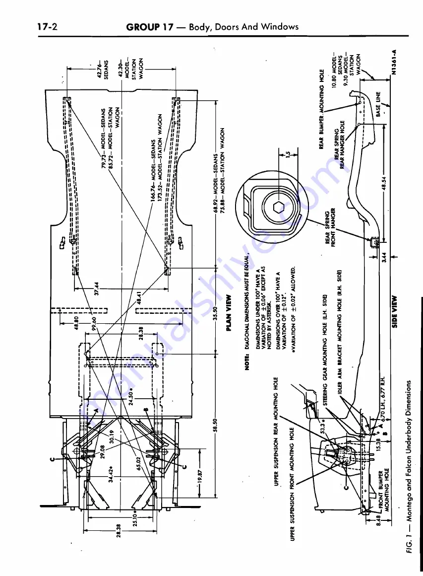 Ford COUGAR 1968 Shop Manual Download Page 744