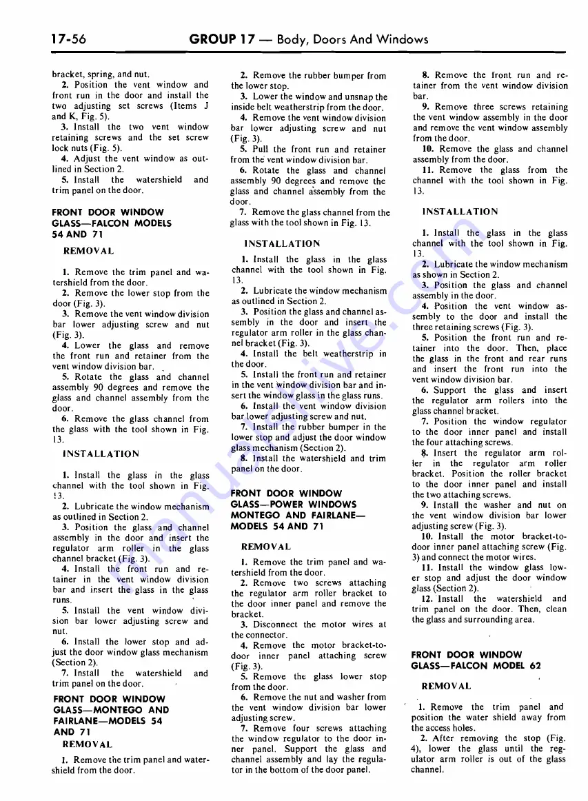 Ford COUGAR 1968 Shop Manual Download Page 798