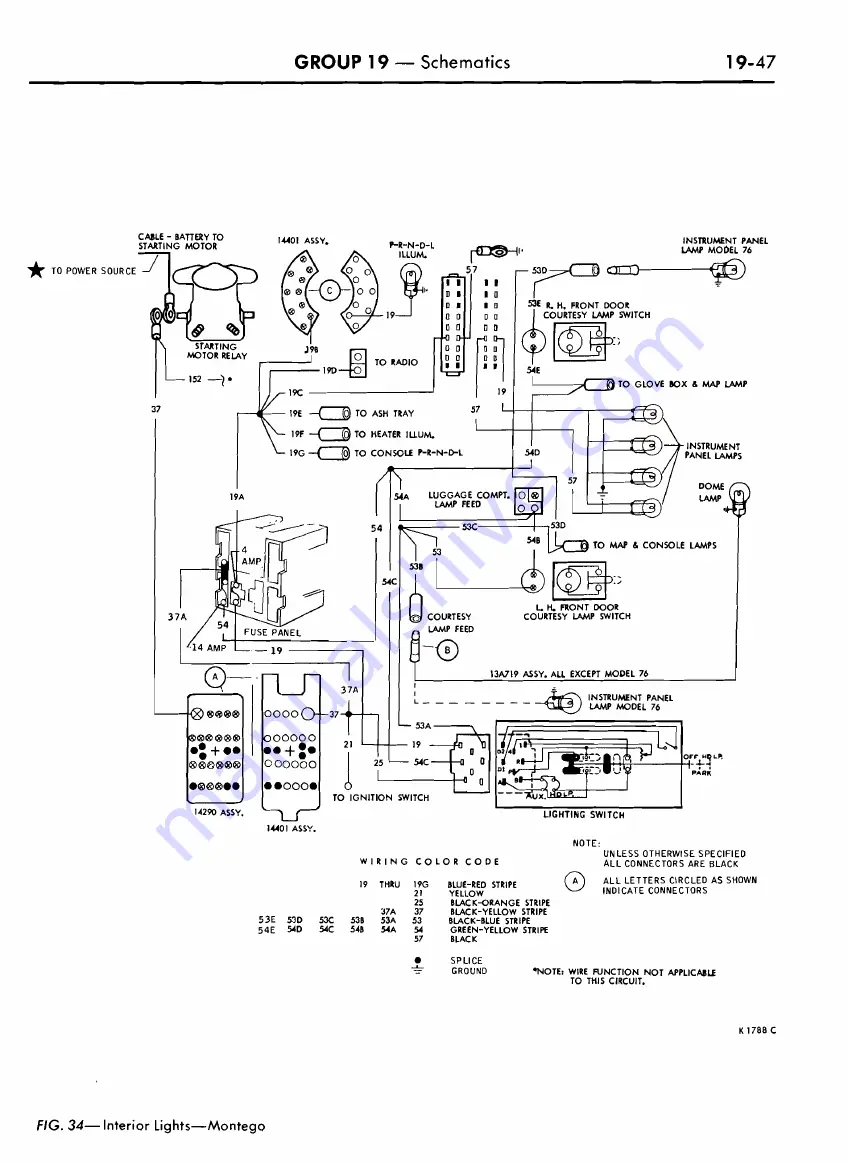 Ford COUGAR 1968 Shop Manual Download Page 954