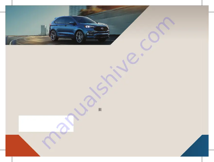 Ford EDGE 2023 Quick Reference Manual Download Page 18