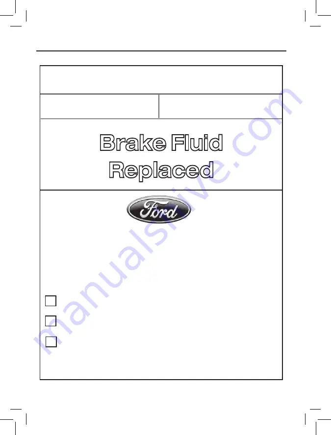 Ford Endura Warranty And Services Manual Download Page 76