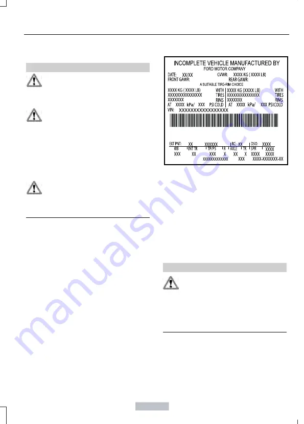 Ford F-650 Owner'S Manual Download Page 140