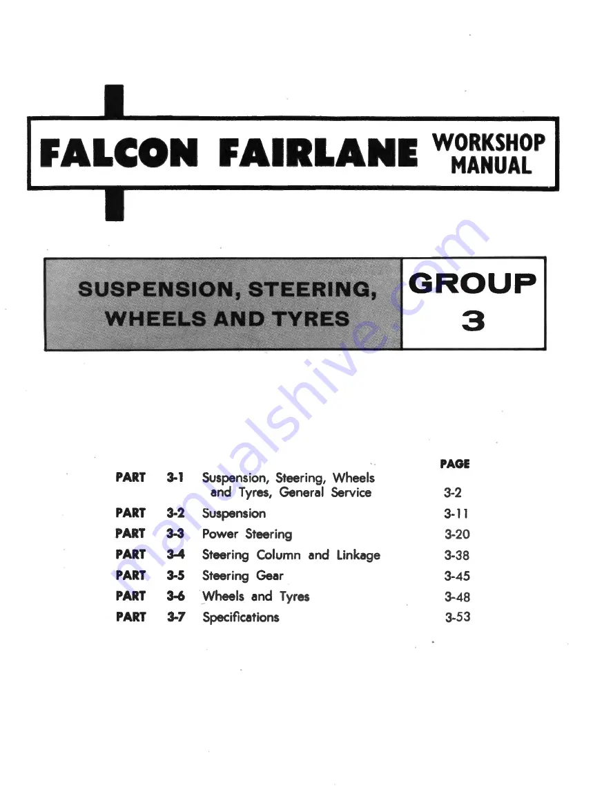 Ford FAIRLANE ZF Series Repair Manual Download Page 36