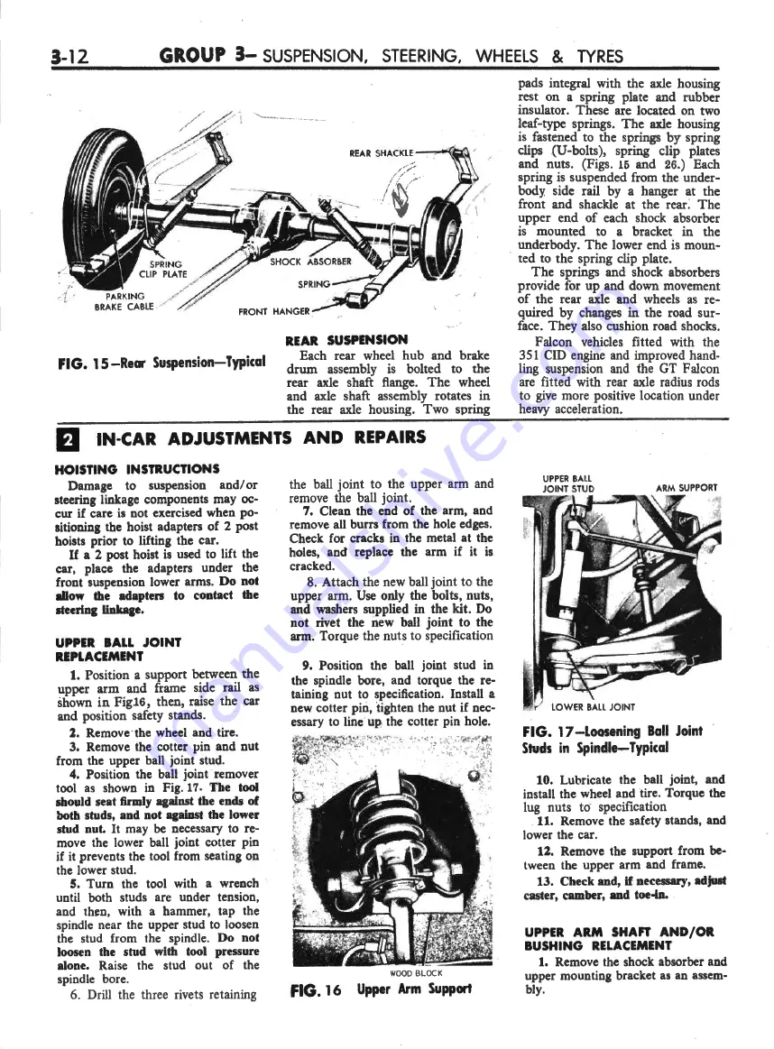 Ford FAIRLANE ZF Series Repair Manual Download Page 47