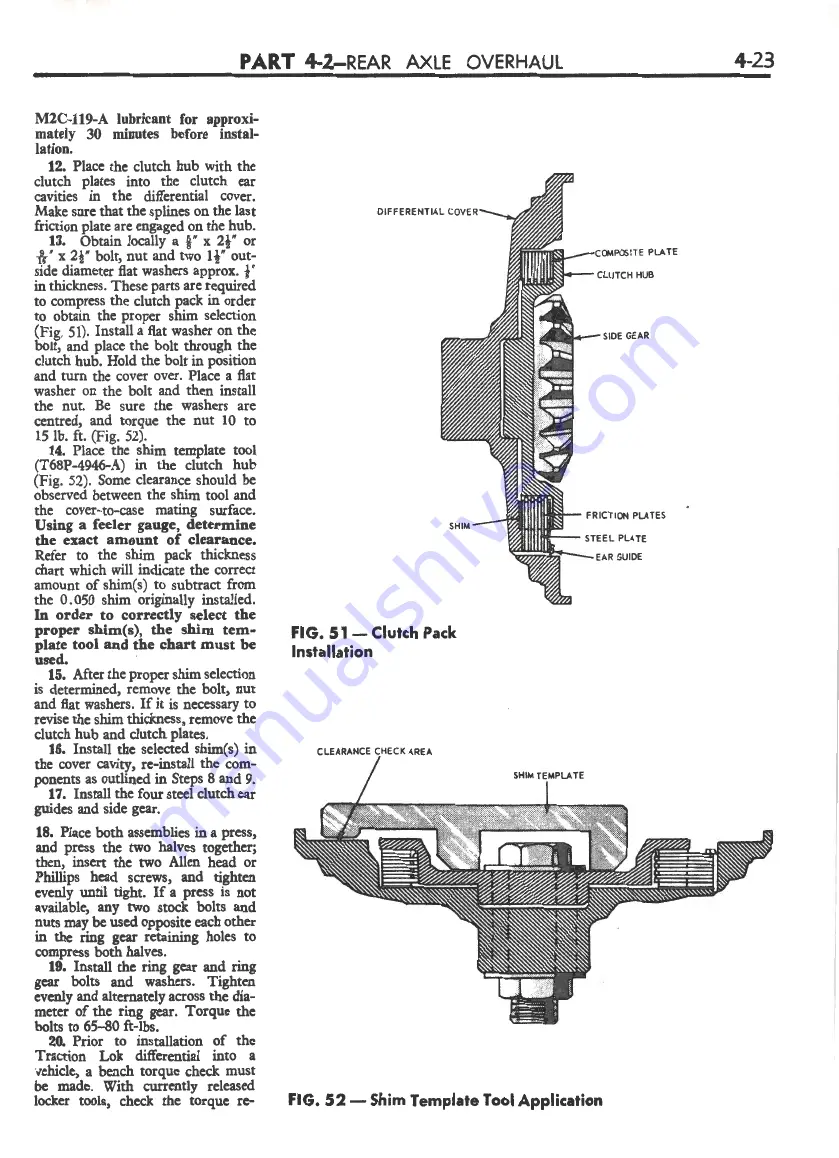 Ford FAIRLANE ZF Series Repair Manual Download Page 116