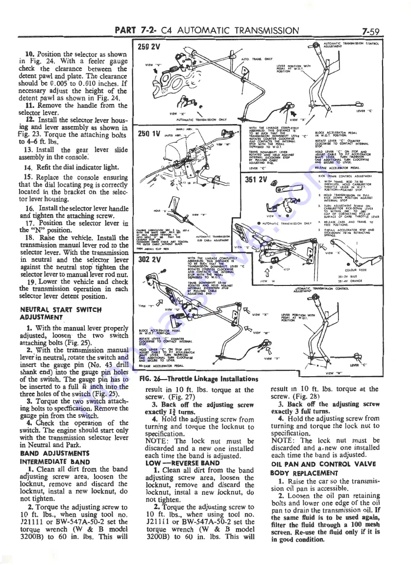 Ford FAIRLANE ZF Series Repair Manual Download Page 242