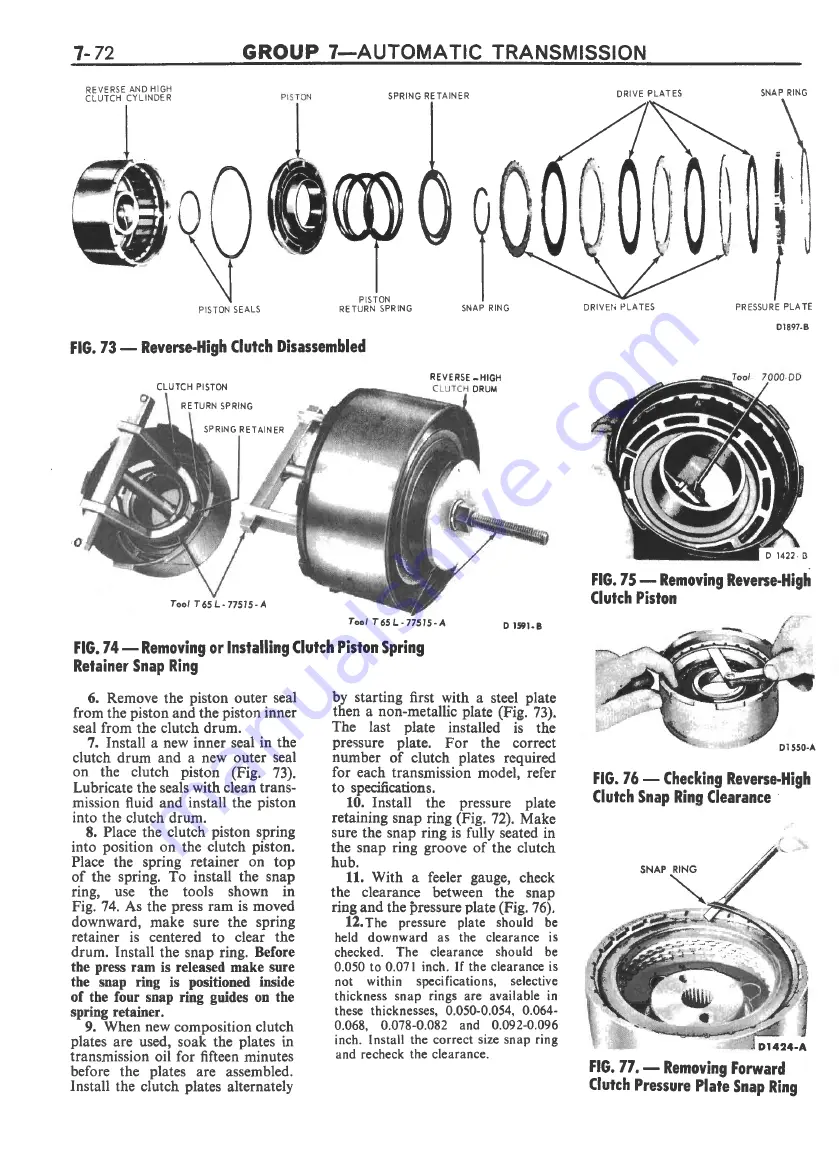 Ford FAIRLANE ZF Series Скачать руководство пользователя страница 255