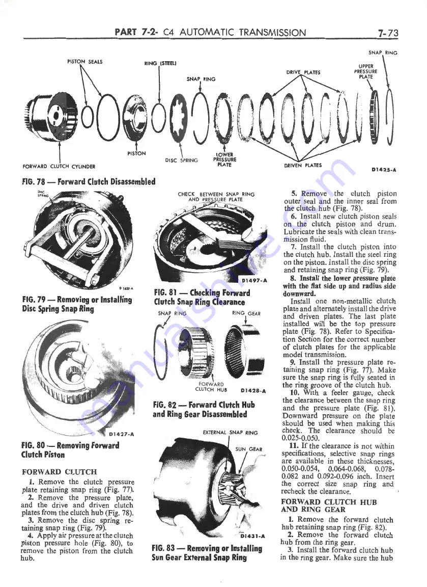 Ford FAIRLANE ZF Series Repair Manual Download Page 256