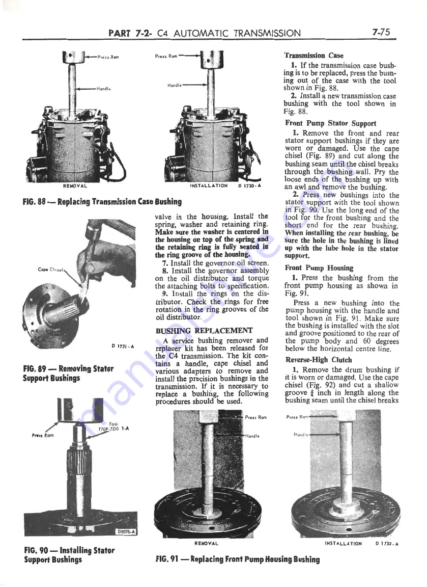 Ford FAIRLANE ZF Series Repair Manual Download Page 258