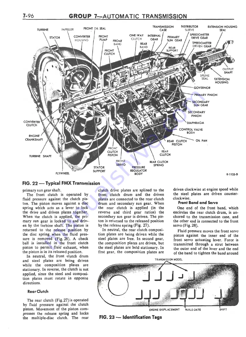 Ford FAIRLANE ZF Series Скачать руководство пользователя страница 279