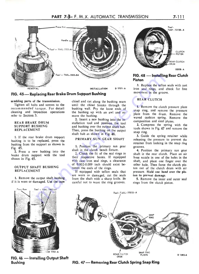 Ford FAIRLANE ZF Series Repair Manual Download Page 294