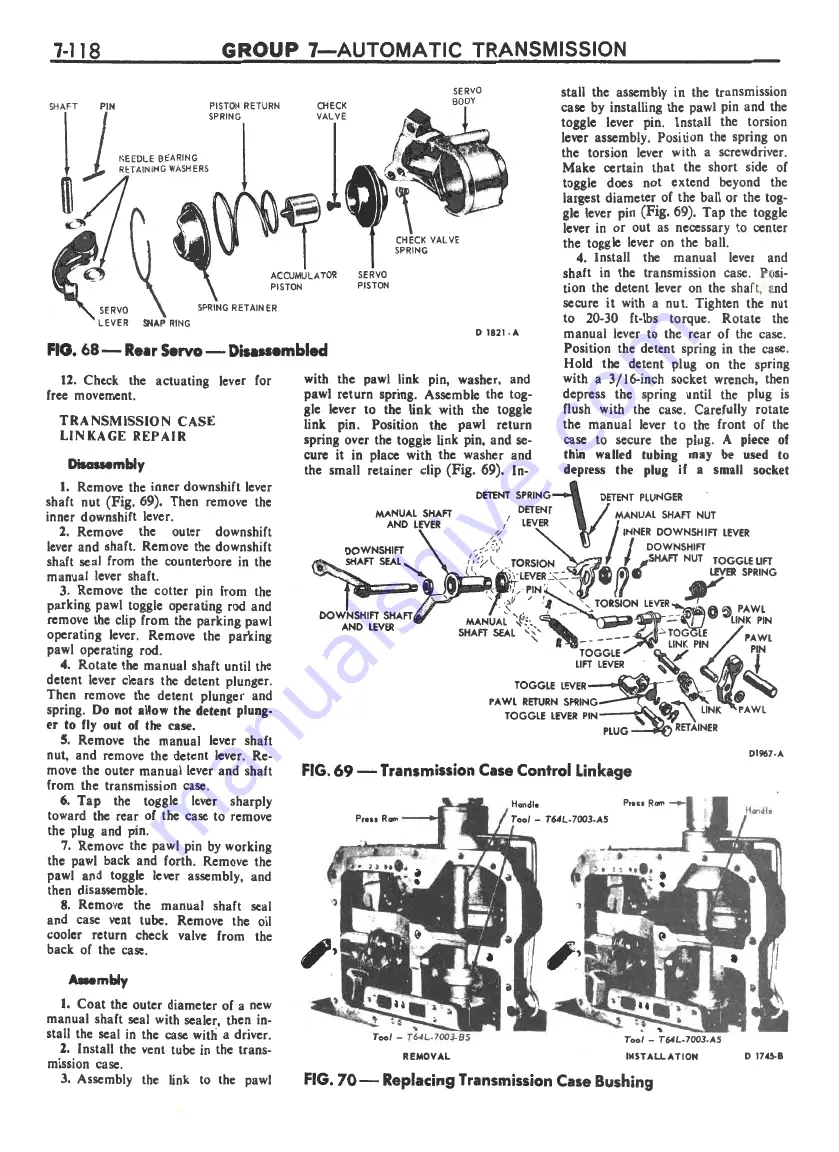 Ford FAIRLANE ZF Series Repair Manual Download Page 301