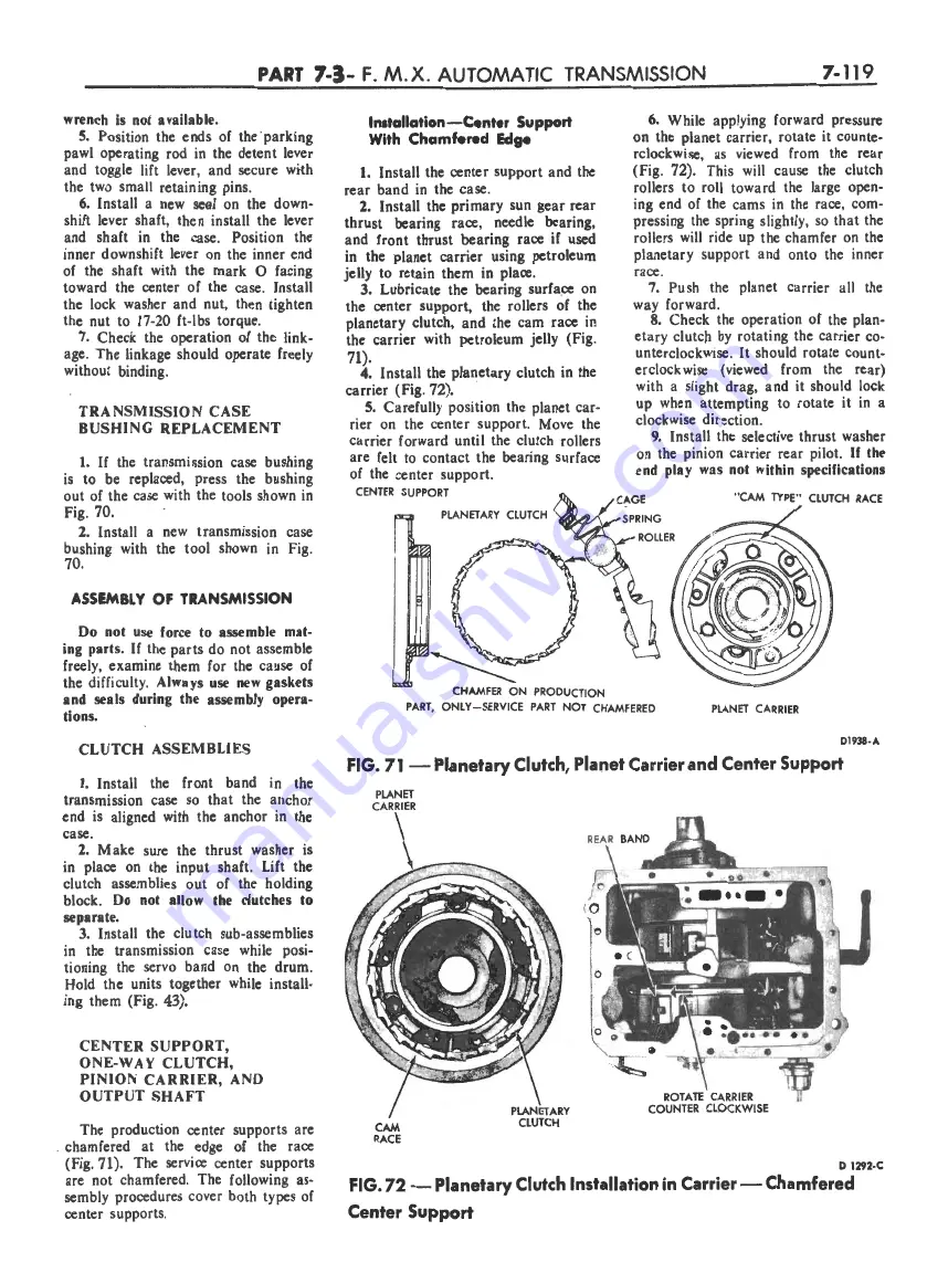 Ford FAIRLANE ZF Series Repair Manual Download Page 302