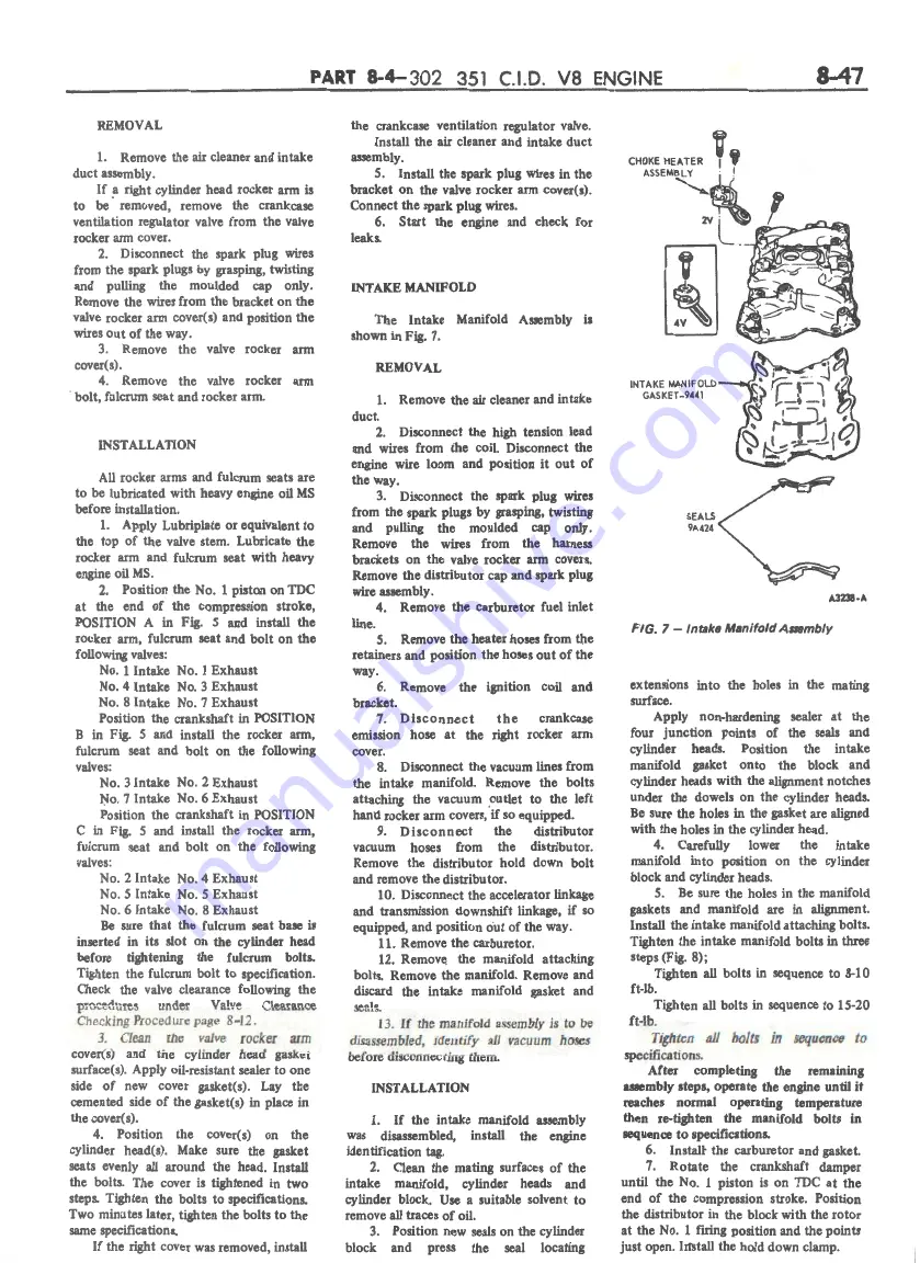 Ford FAIRLANE ZF Series Скачать руководство пользователя страница 358