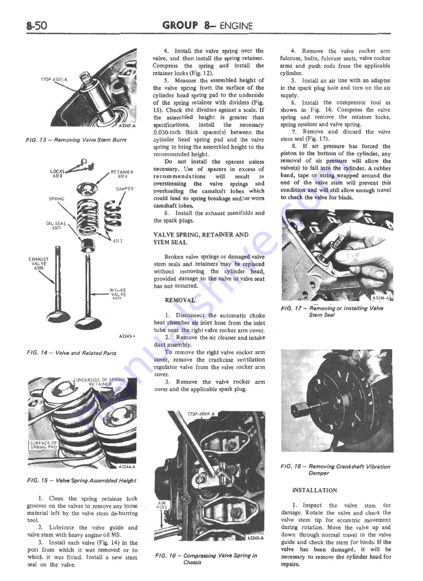 Ford FAIRLANE ZF Series Скачать руководство пользователя страница 361