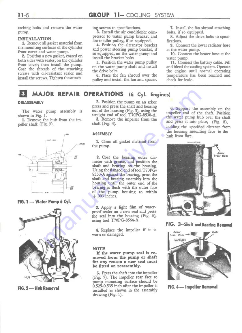 Ford FAIRLANE ZF Series Repair Manual Download Page 491