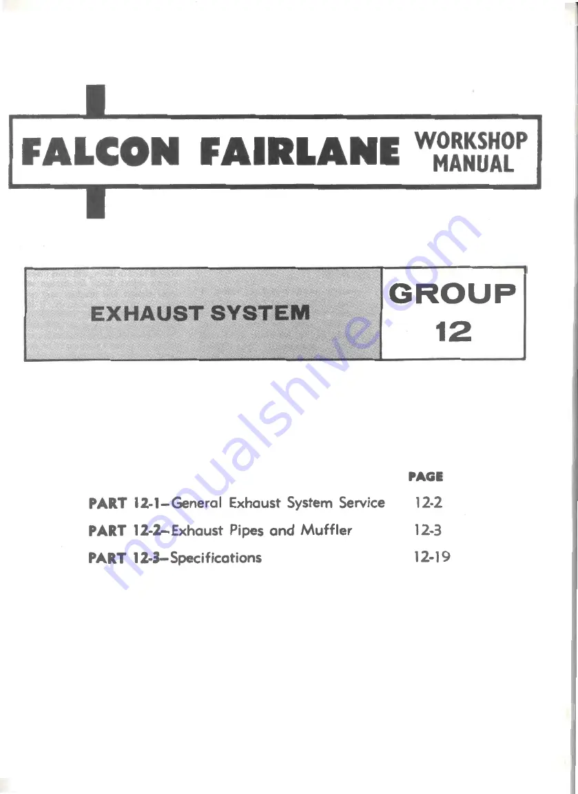 Ford FAIRLANE ZF Series Repair Manual Download Page 498