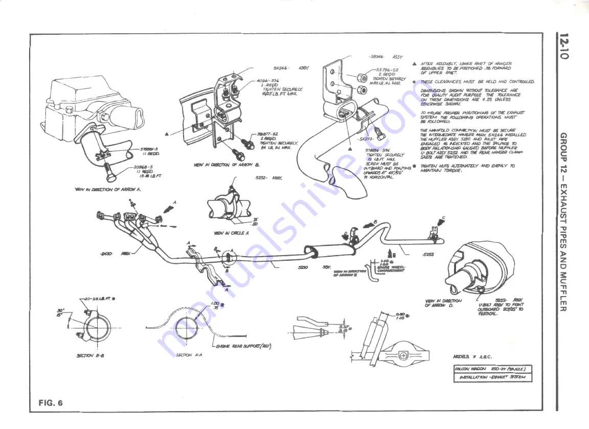 Ford FAIRLANE ZF Series Скачать руководство пользователя страница 507