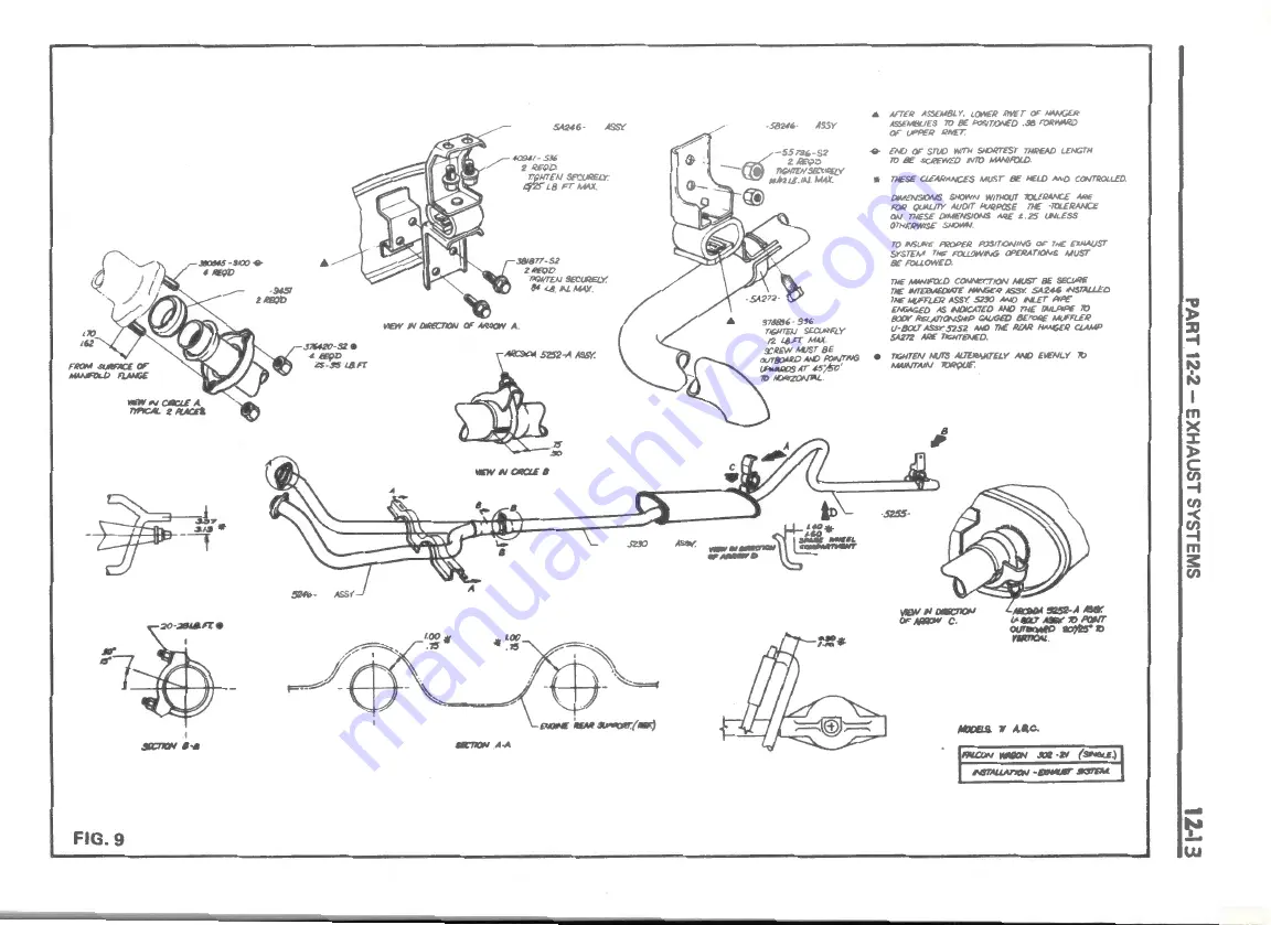 Ford FAIRLANE ZF Series Repair Manual Download Page 510