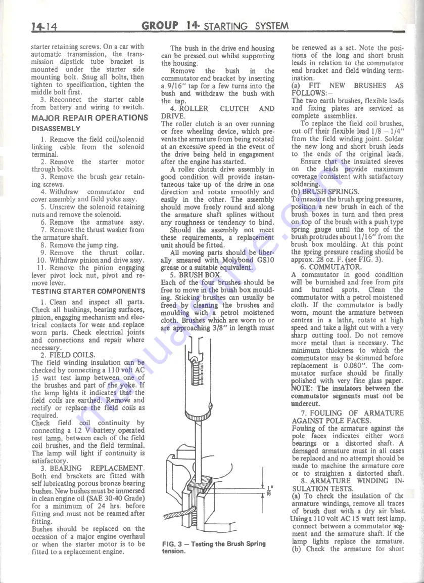 Ford FAIRLANE ZF Series Repair Manual Download Page 563