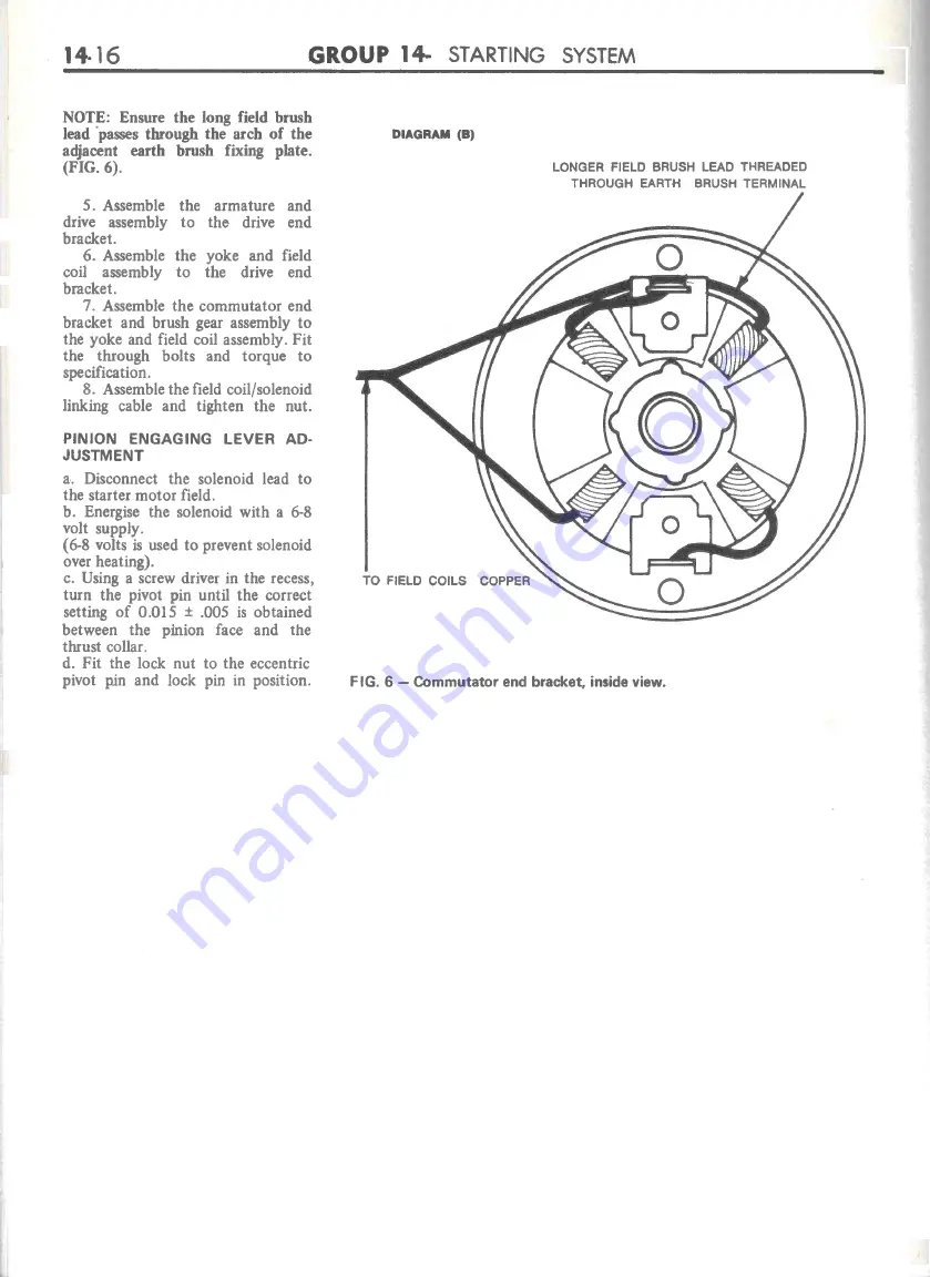 Ford FAIRLANE ZF Series Repair Manual Download Page 565