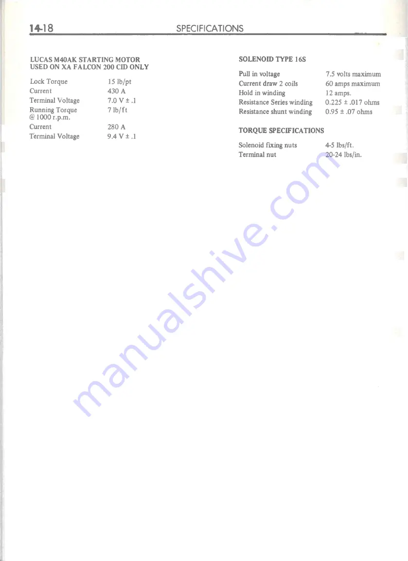 Ford FAIRLANE ZF Series Repair Manual Download Page 567