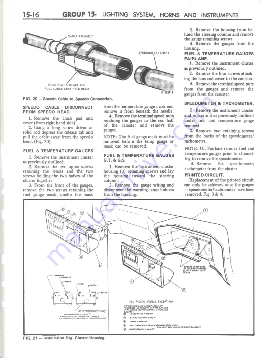 Ford FAIRLANE ZF Series Repair Manual Download Page 583