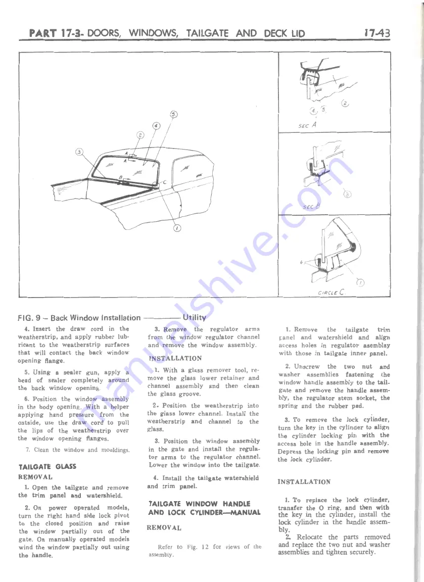 Ford FAIRLANE ZF Series Repair Manual Download Page 664