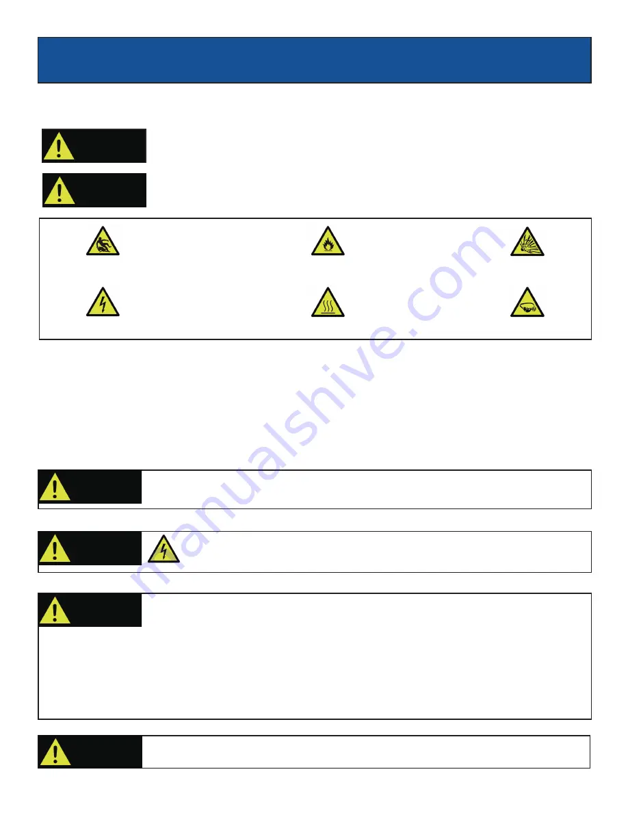 Ford FPWG3100H-J Operator'S Manual Download Page 4