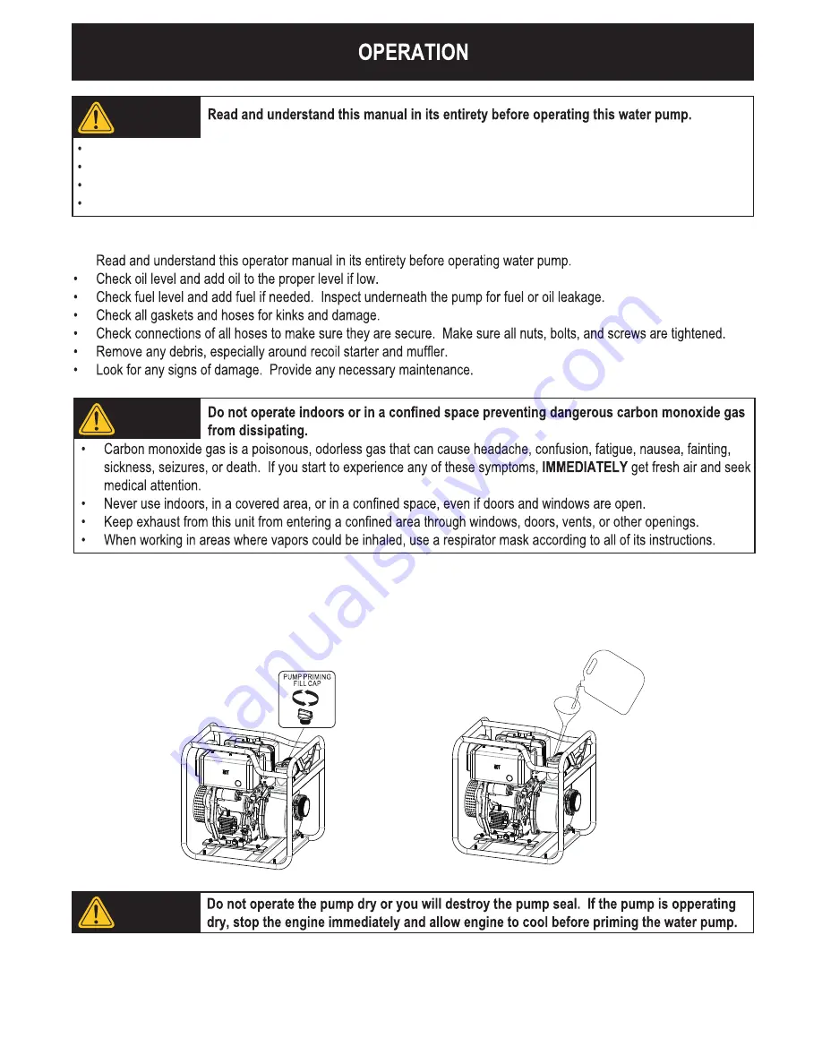 Ford FPXD30E Operator'S Manual Download Page 10