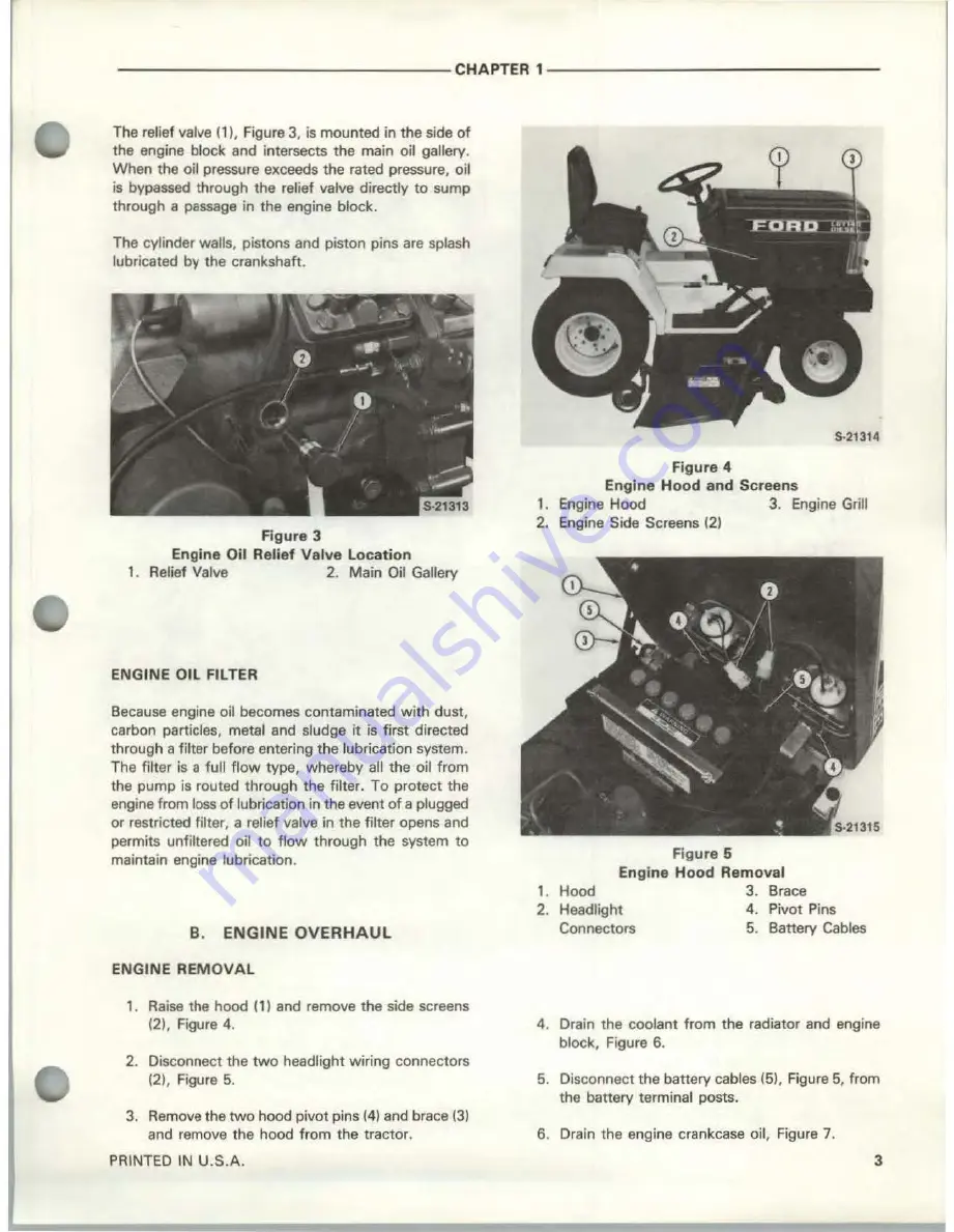 Ford LGT 140 Repair Manual Download Page 19