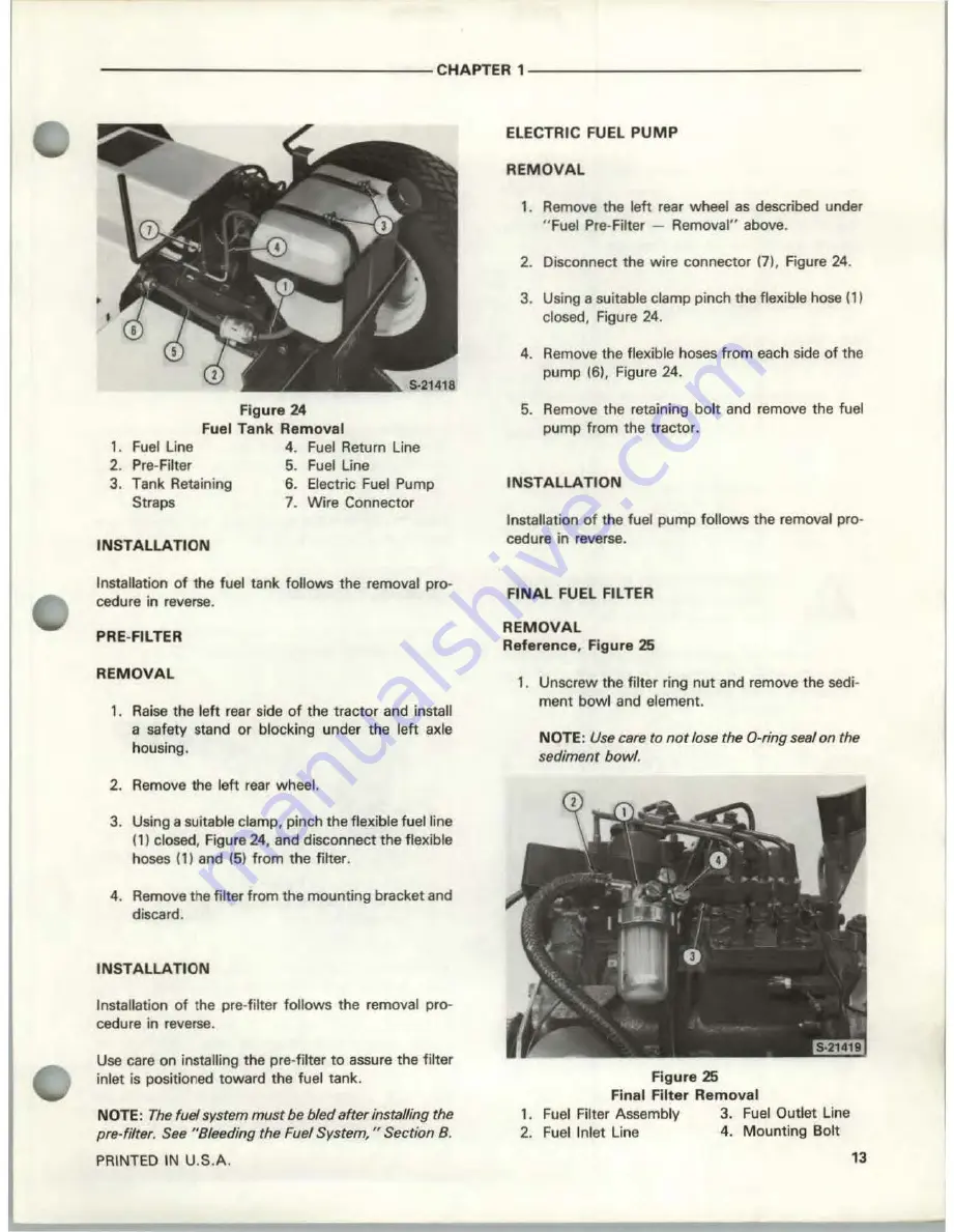 Ford LGT 140 Repair Manual Download Page 92