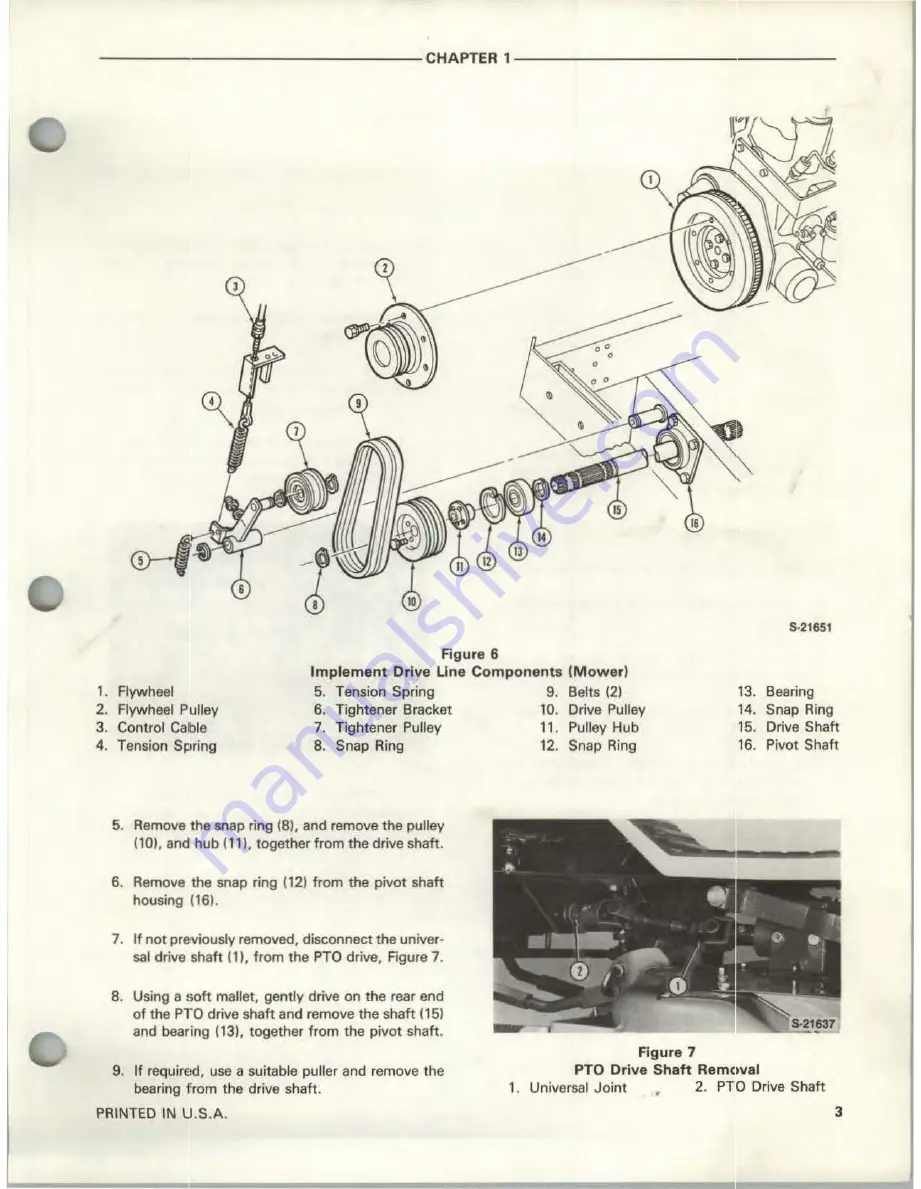 Ford LGT 140 Repair Manual Download Page 223