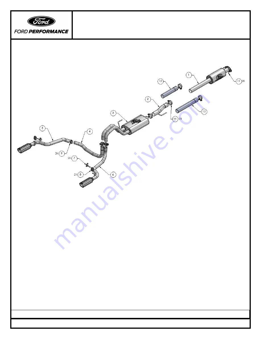 Ford M-5200-F1535DSB Скачать руководство пользователя страница 3