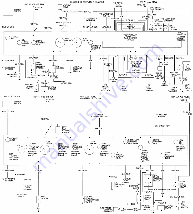 Ford Taurus Manual Download Page 1388