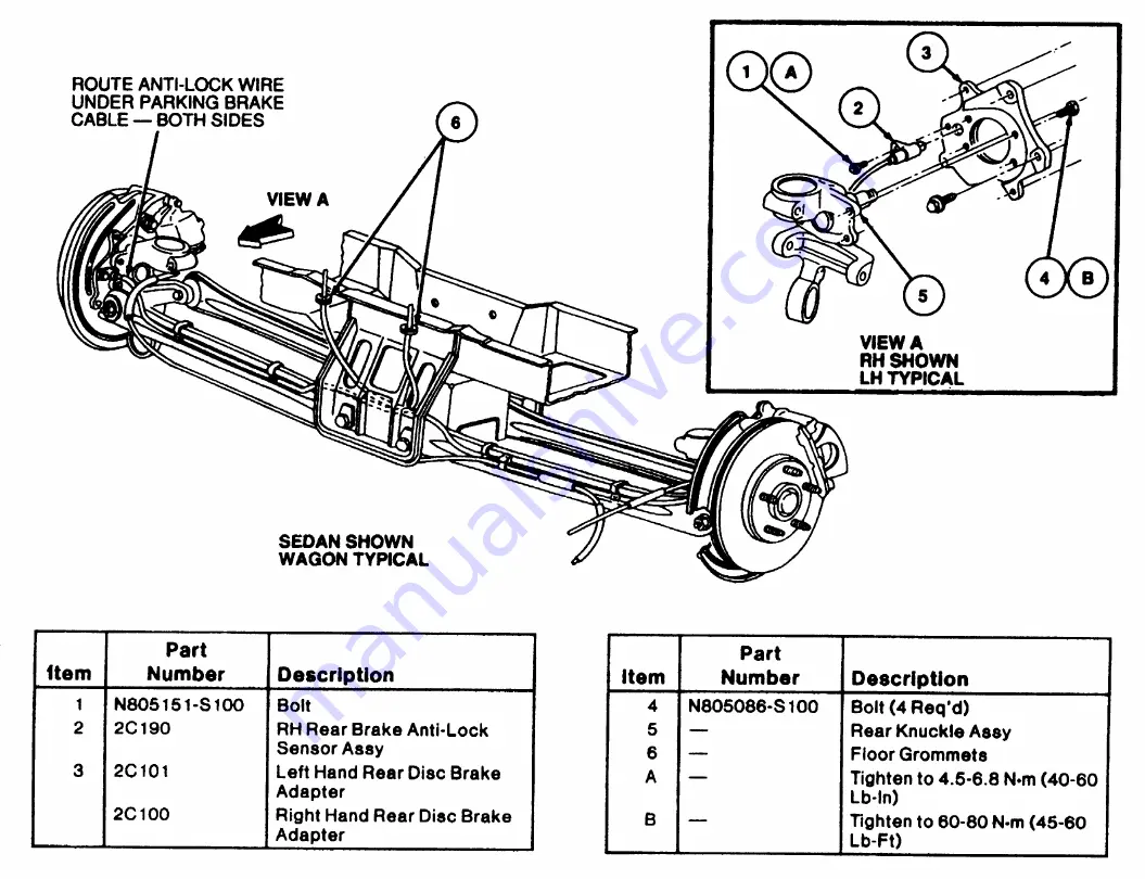 Ford Taurus Manual Download Page 1984